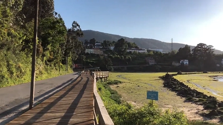 Ruta de la Portela junto a la ría de Vigo